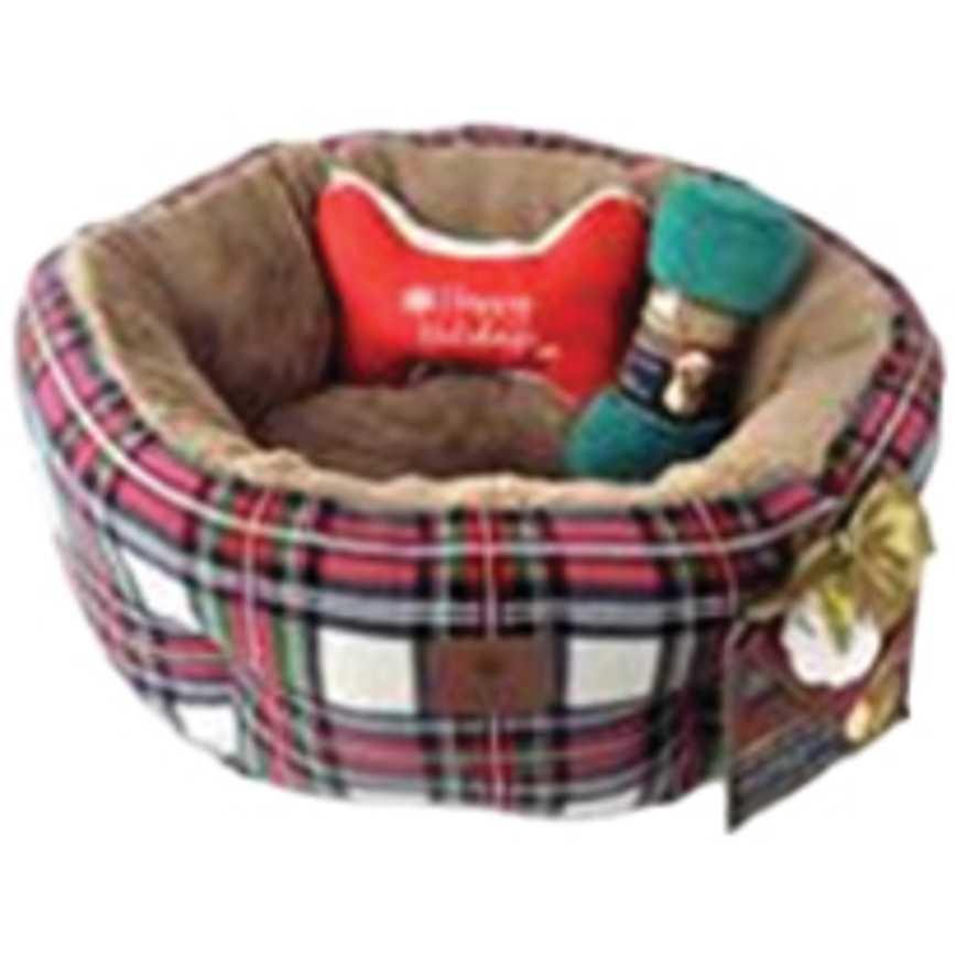 American Kennel Club Holiday Pet Bed Gift Set 3 pc.
