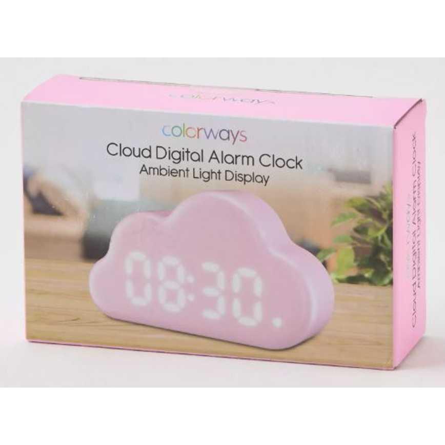 Colorways Cloud Digital Alarm Clock
