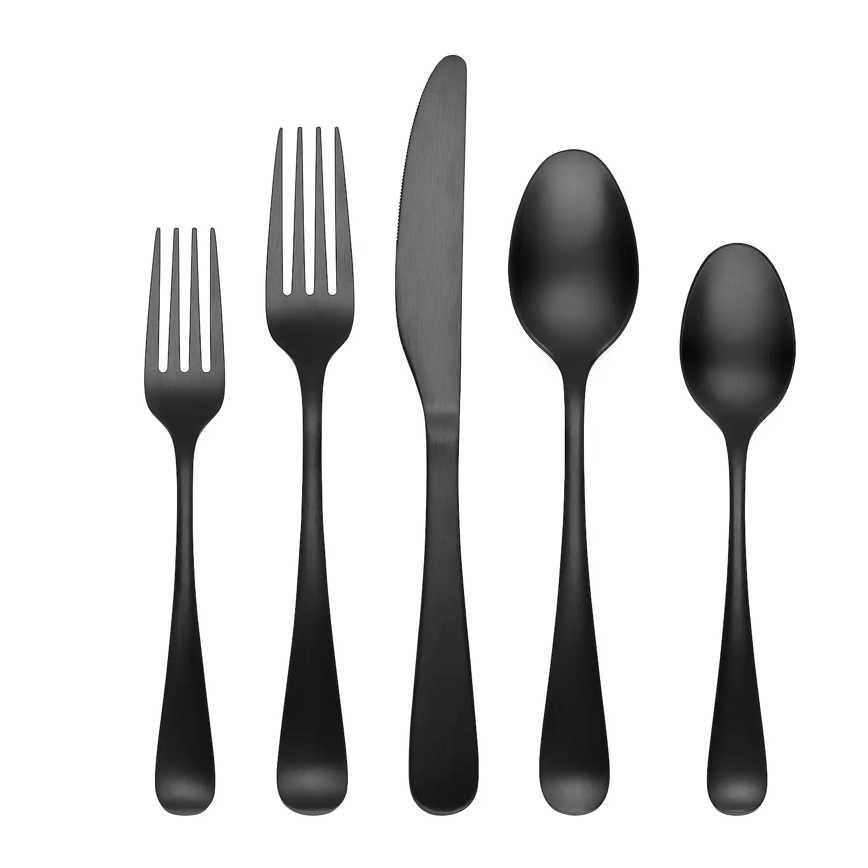 Our Table Flatware Set Black 20 pc.