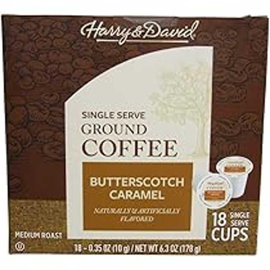 Harry & David Butterscotch Caramel Coffee K-Cups 18 ct.