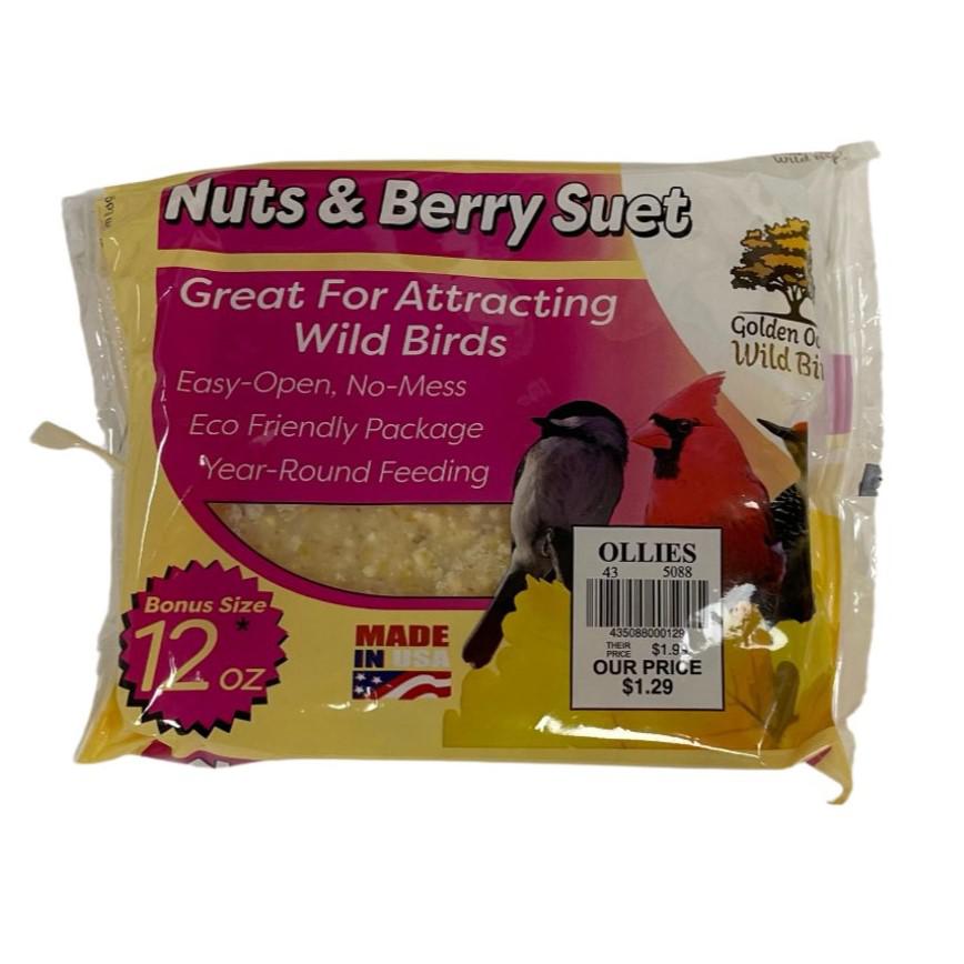 Golden Oaks Wild Bird Suet 12 oz. 