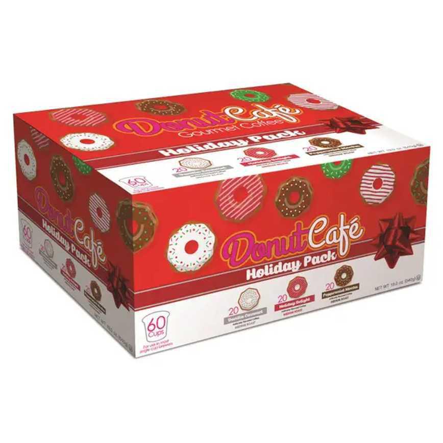 Donut Cafe Holiday Variety K-Cup Coffee 60 ct.