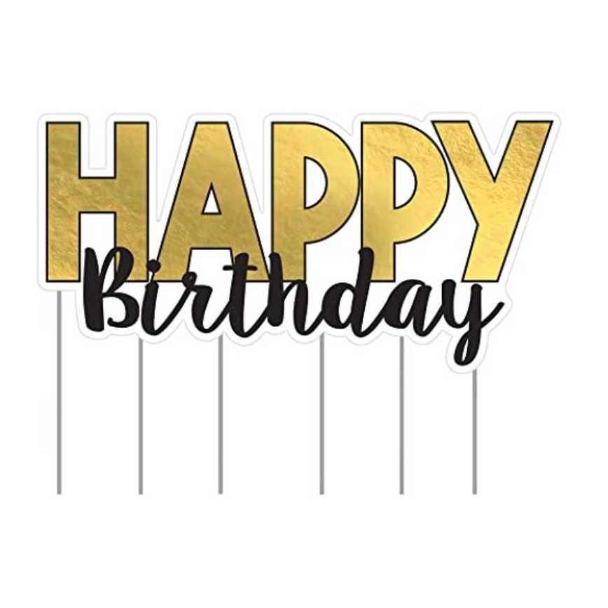 Happy Birthday Yard Sign 59" x 24"