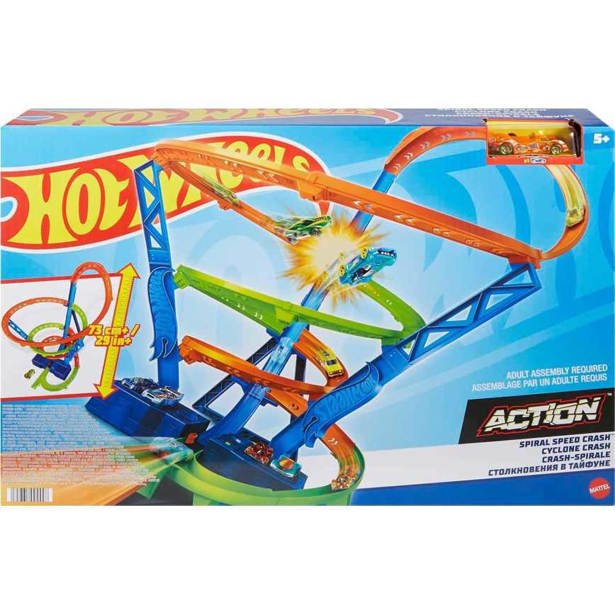 Hot Wheels Spiral Speed Crash Set