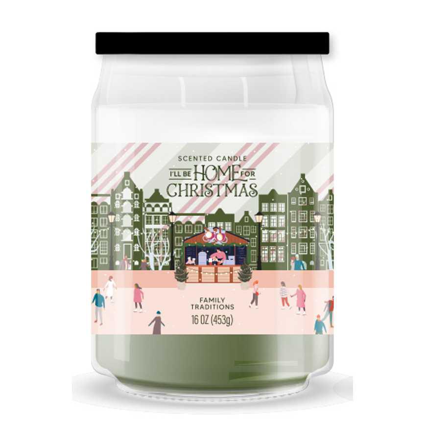 I&#39;ll Be Home For Christmas Holiday Scented Candle 16 oz.