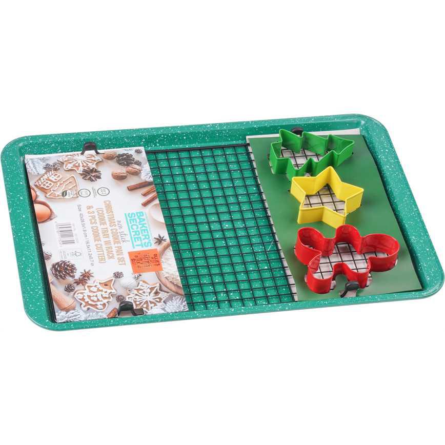Baker's Secret Holiday Bakesheet & Cool Rack