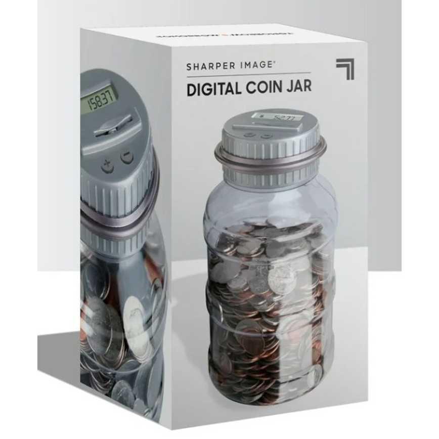 Sharper Image Digital Coin Jar