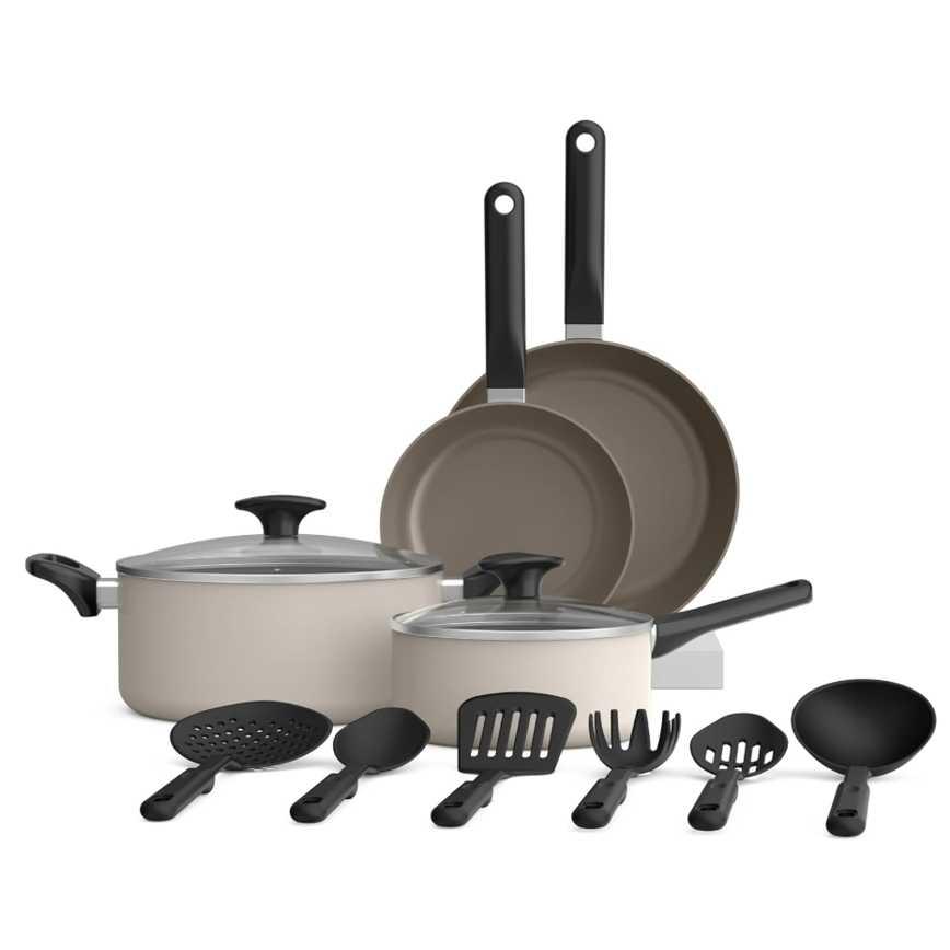 Bella Ceramic Nonstick Cookware Set 12 pc.
