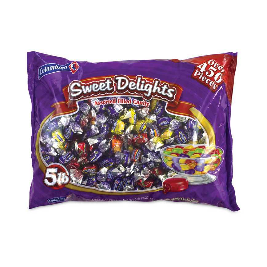 Colombina Sweet Delights Assorted Filled Candy 5 lb.