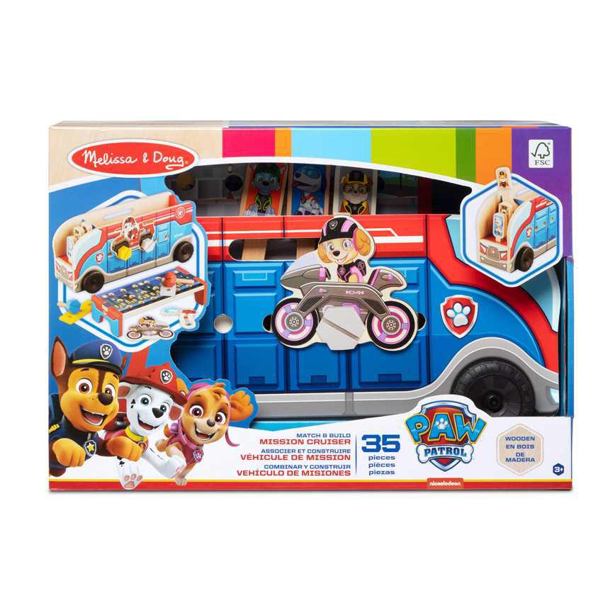 Melissa & Doug Paw Patrol Match & Build Mission Cruiser