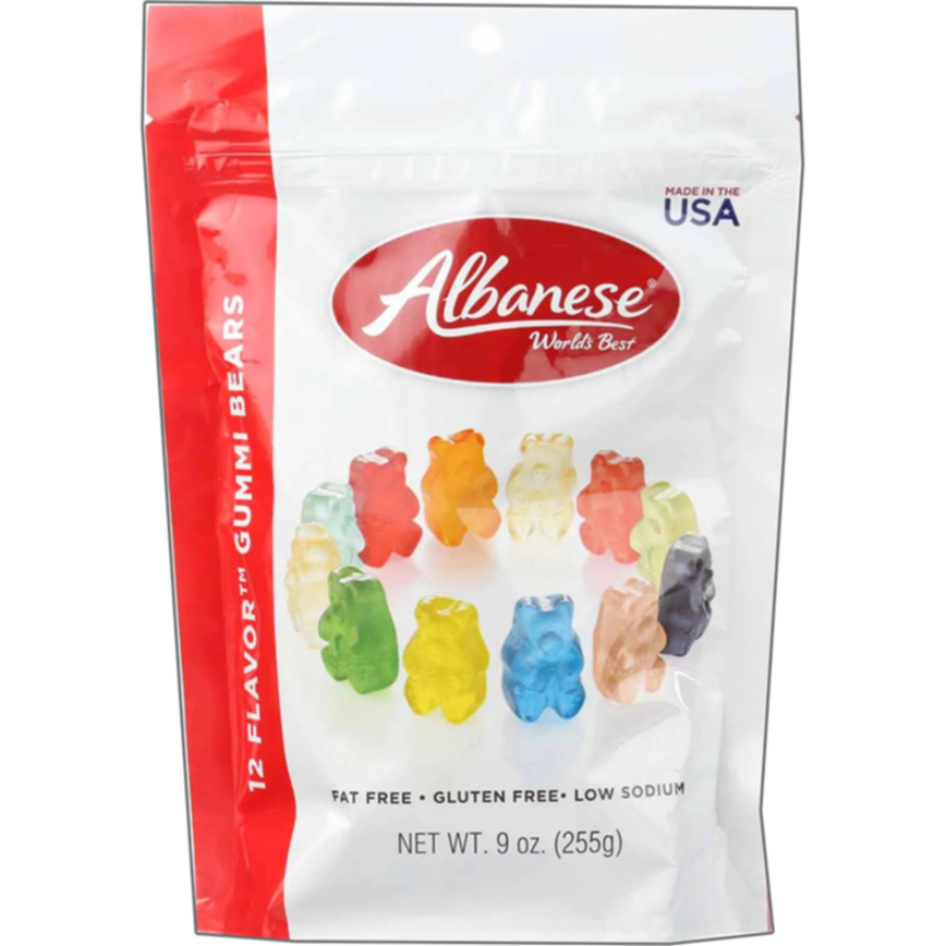 Albanese 12 Flavor Gummi Bears 9 oz. 