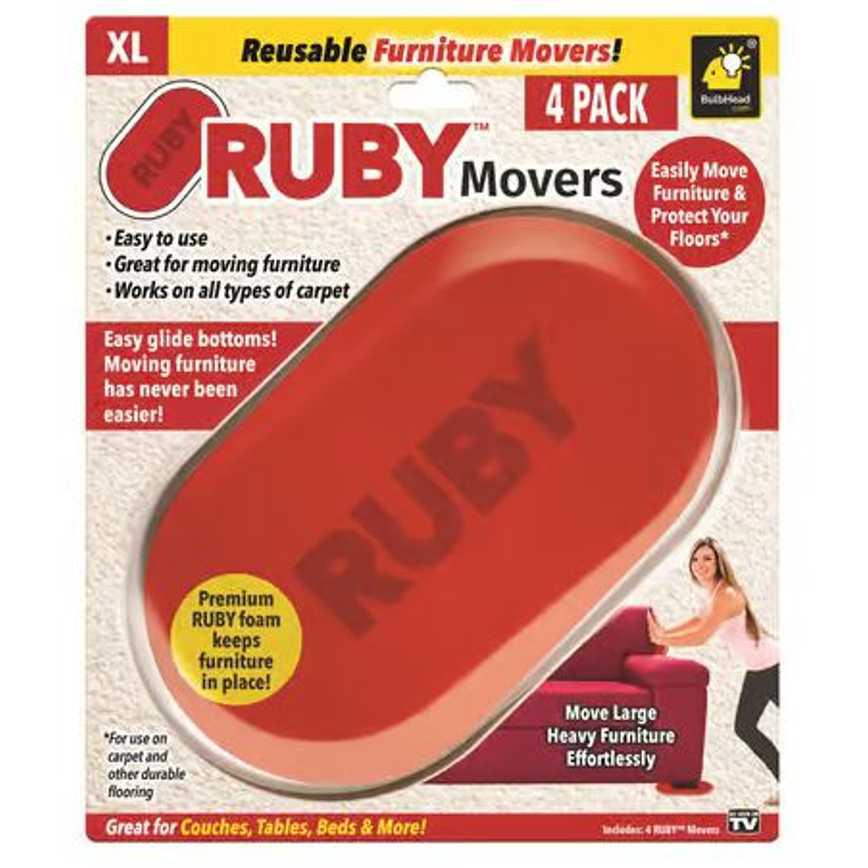 As Seen On TV Ruby Movers 4 pk.