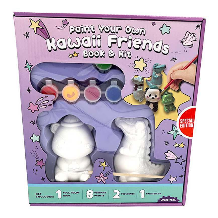 Paint Your Own Kawaii Friends Book & Kit