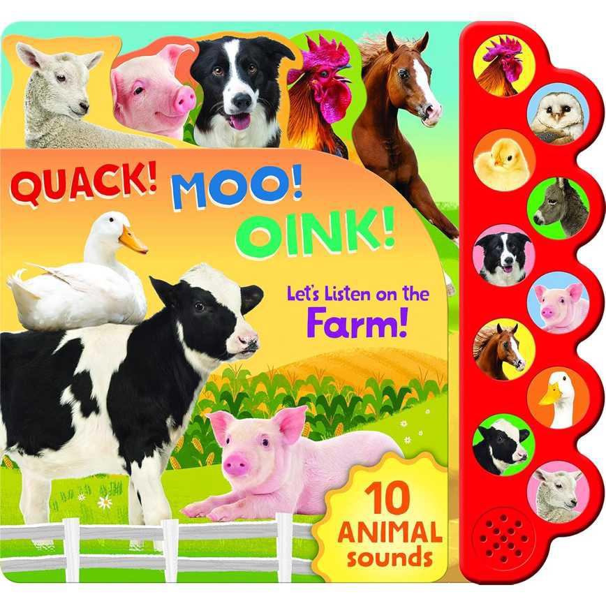 Quack! Moo! Oink! 10-Button Sound Book