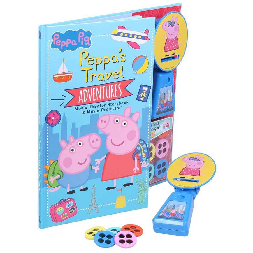 Peppa Pig: Peppa&#39;s Travel Adventures Movie Theater Storybook &amp; Movie Projector