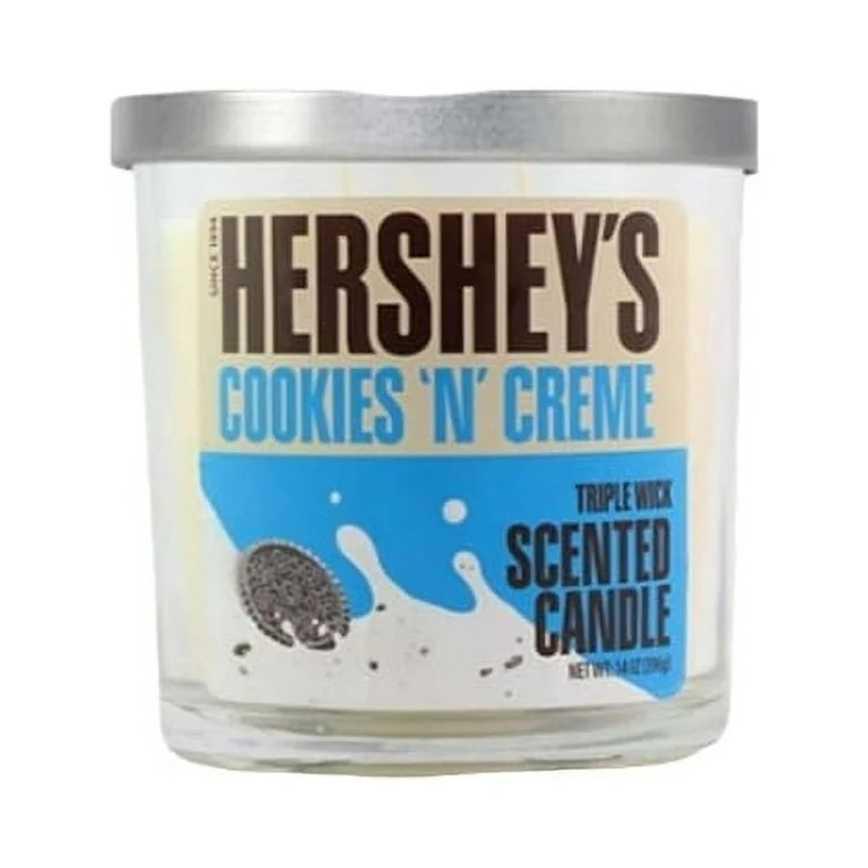 Triple Wick Scented Candle Hershey&#39;s Cookies &#39;N&#39; Cream 14 oz.