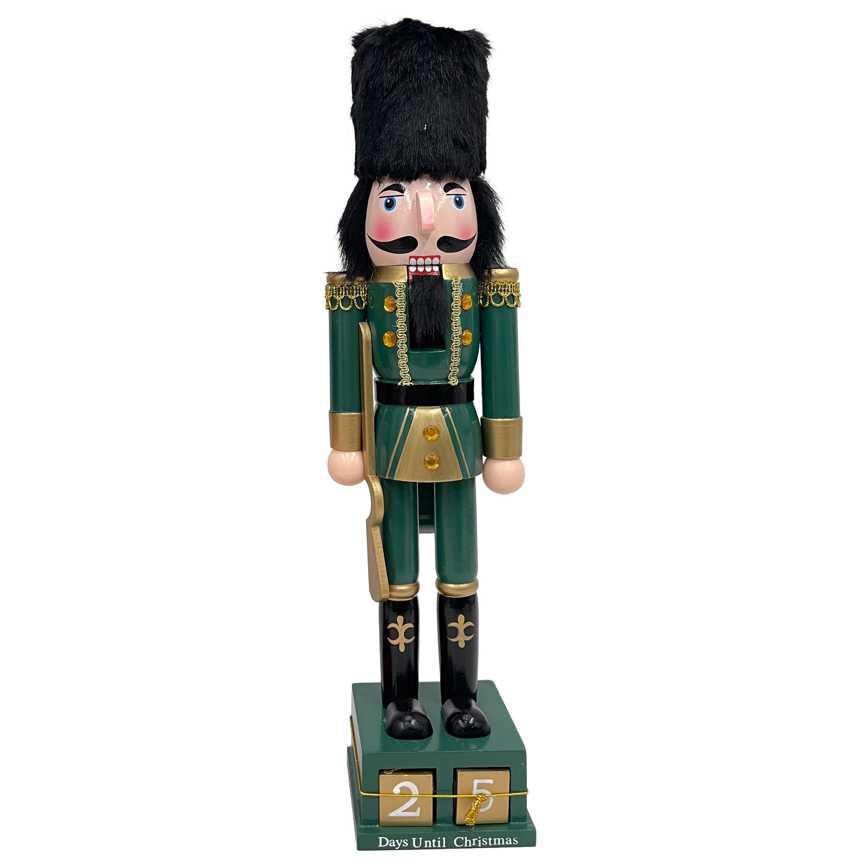 Holiday Countdown Nutcracker 15"