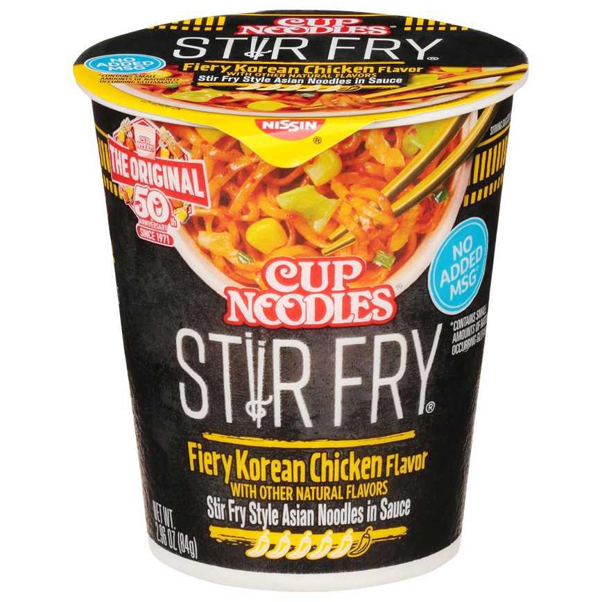 Nissin Stir Fry Ramen Cups 2.93 oz.