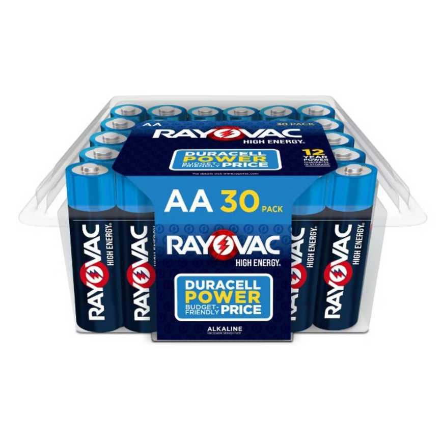 Rayovac Batteries AA 30 pk.