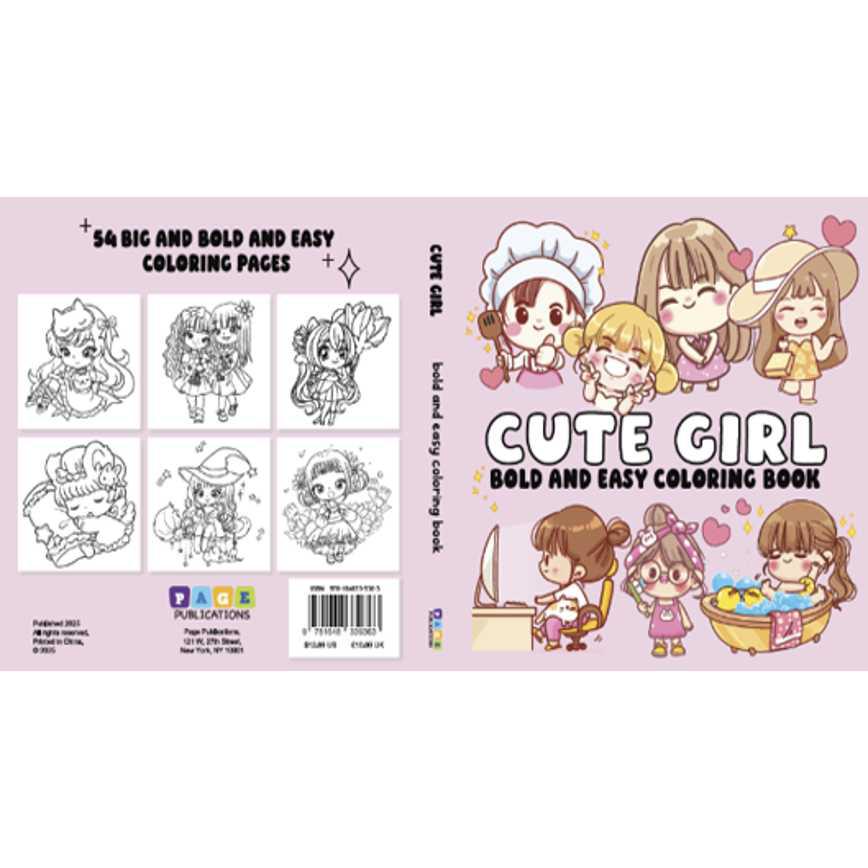 Page Publications Cozy, Bold & Easy Coloring Books