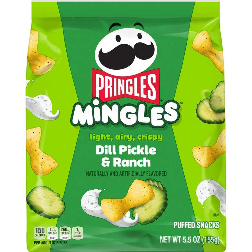 Pringles Mingles Dill Pickle &amp; Ranch 5.5 oz.