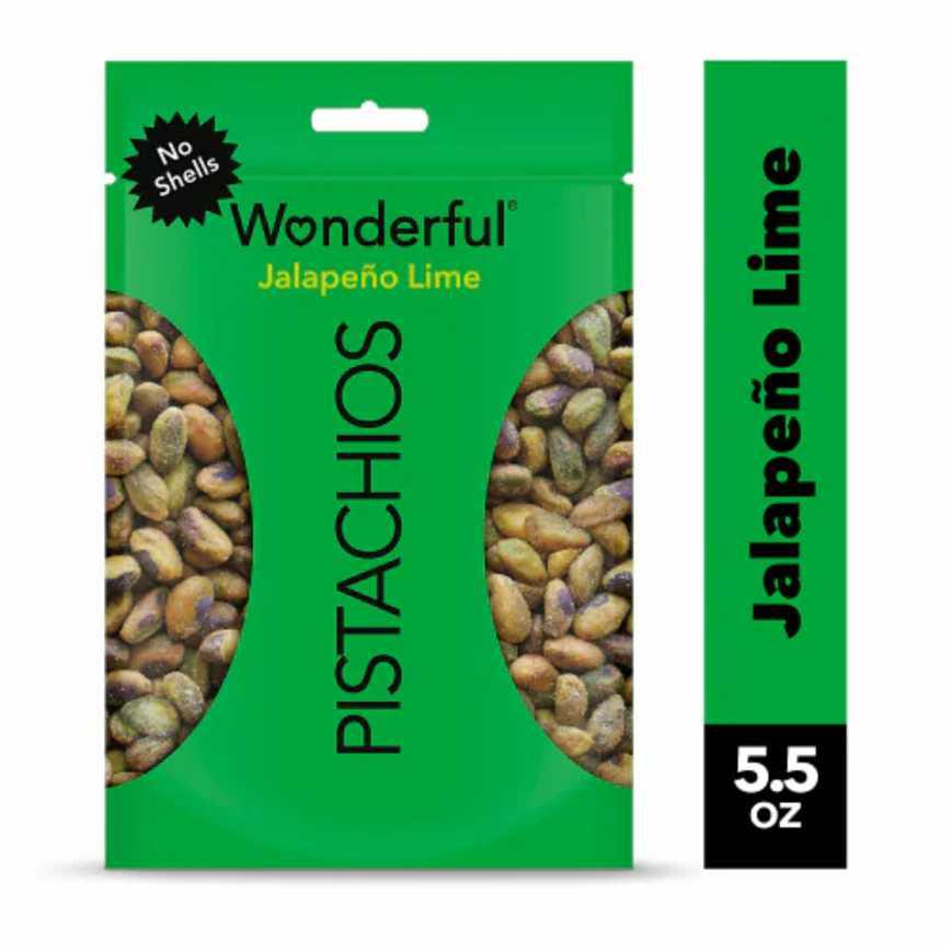 Wonderful Pistachios No Shell Peanuts 5.5 oz.