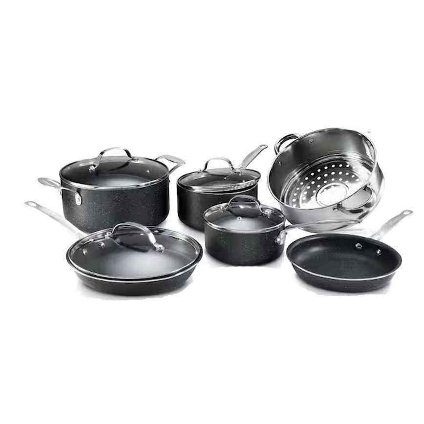 Granitestone Black Nonstick Cookware Set 10 pc.