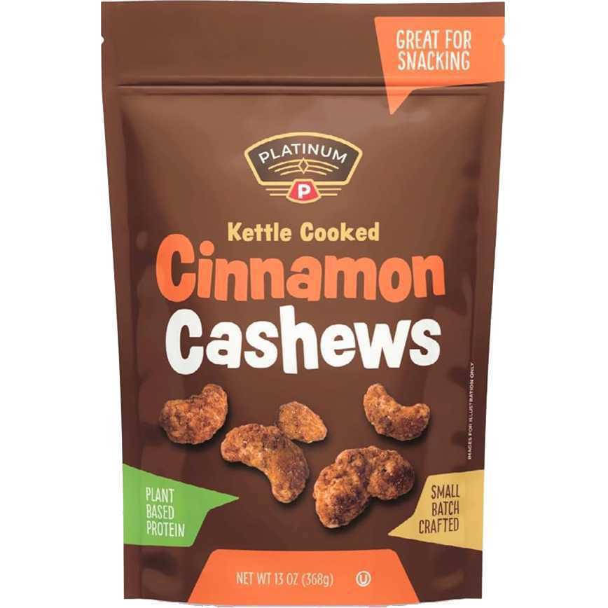 Platinum Flavored Cashews 13 oz.