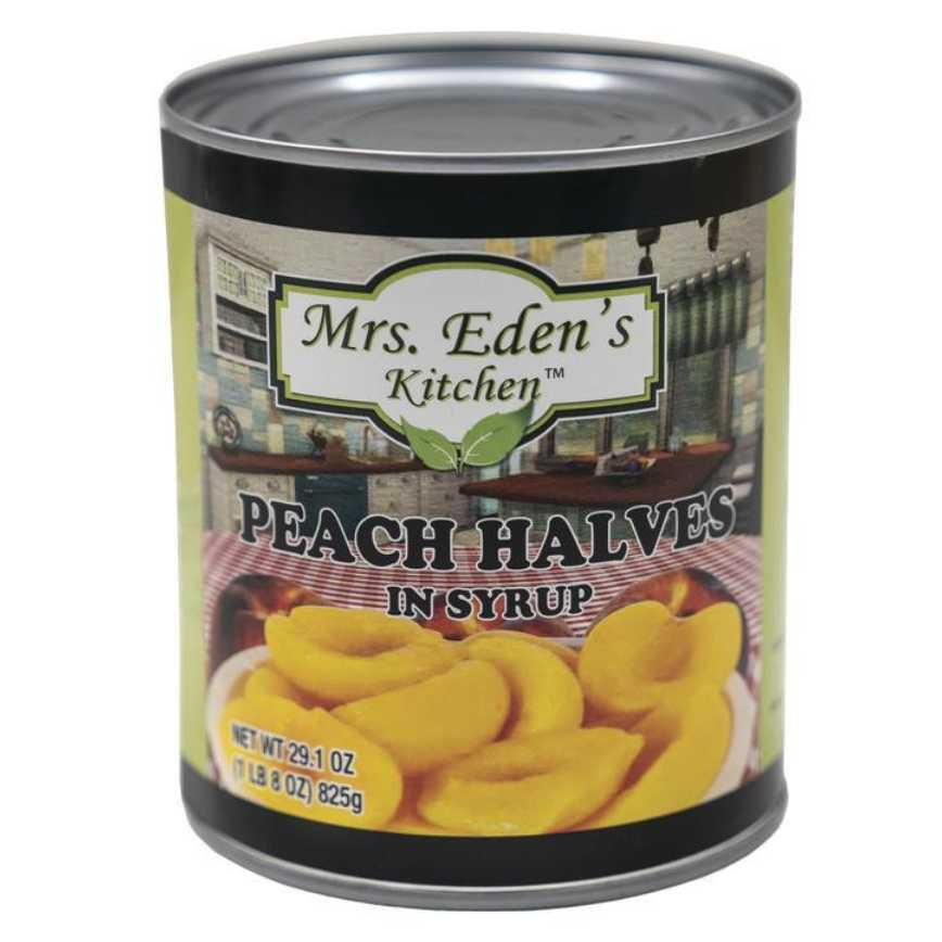 Mrs. Eden's Kitchen Peach Halves 29.1 oz.