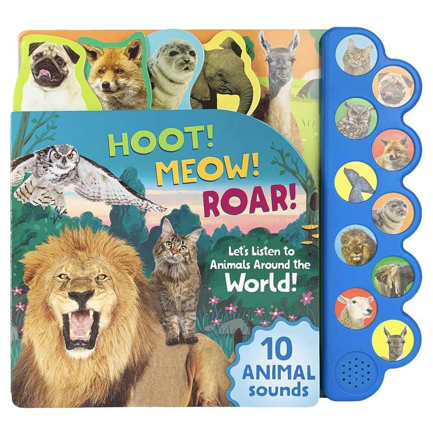 Hoot! Meow! Roar! 10-Button Sound Book