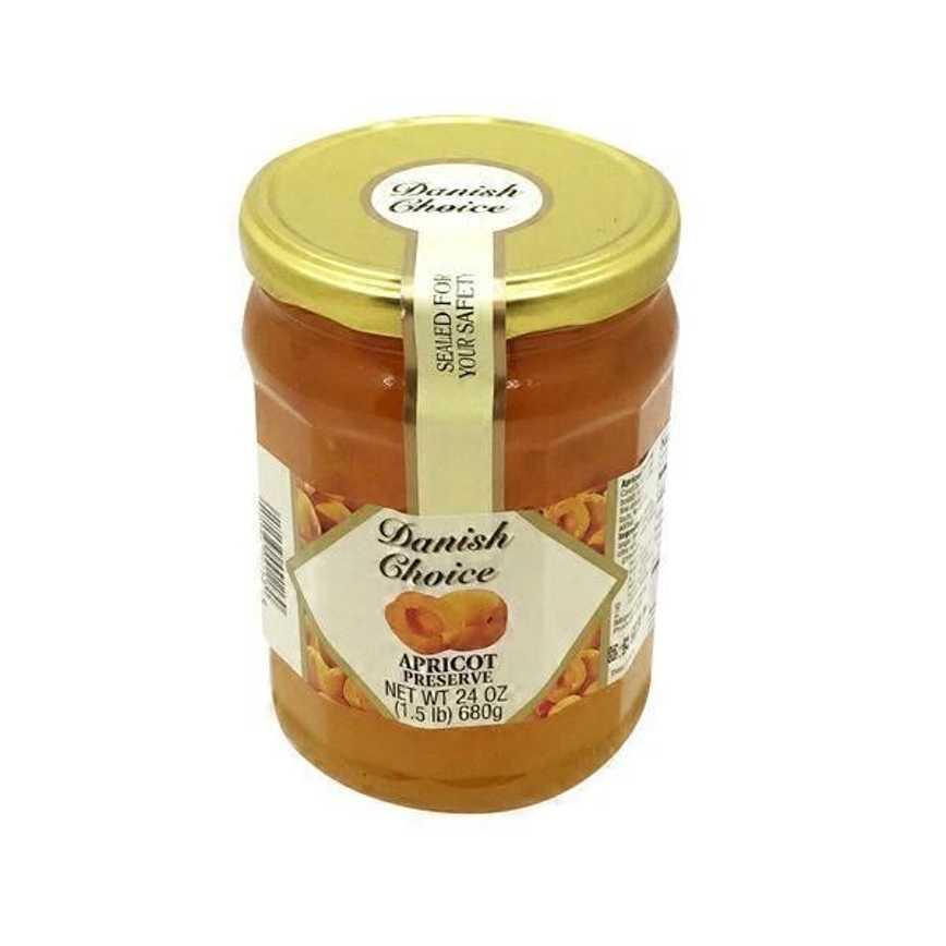 Danish Choice Apricot Preserve 24 oz.