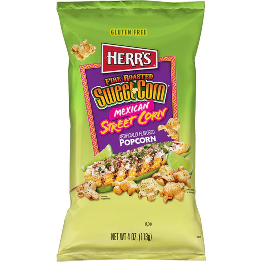 Herr&#39;s Fire Roasted Sweet Corn Popcorn 4 oz.