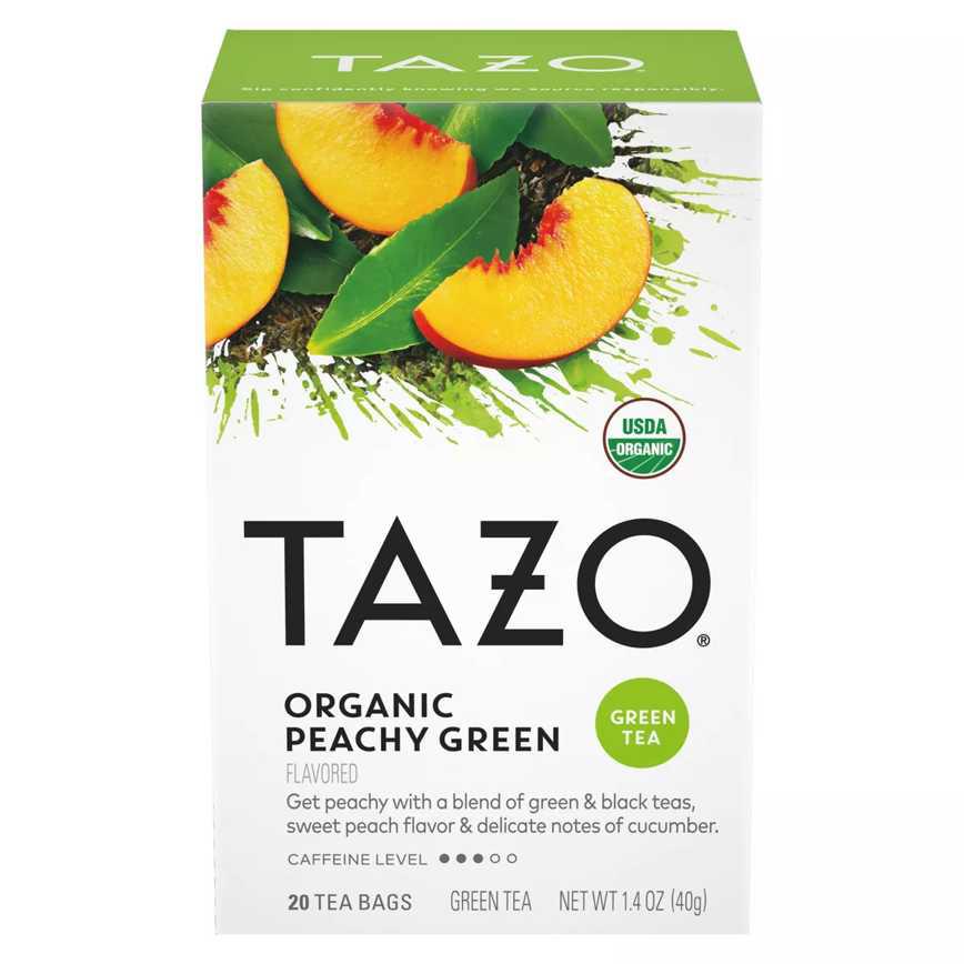 Tazo Organic Peachy Green Tea 20 ct.