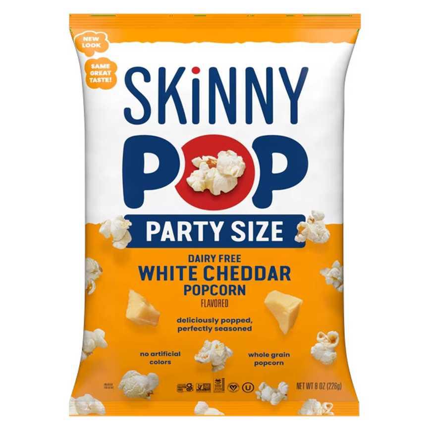 Skinny Pop Dairy Free White Cheddar Popcorn 8 oz.
