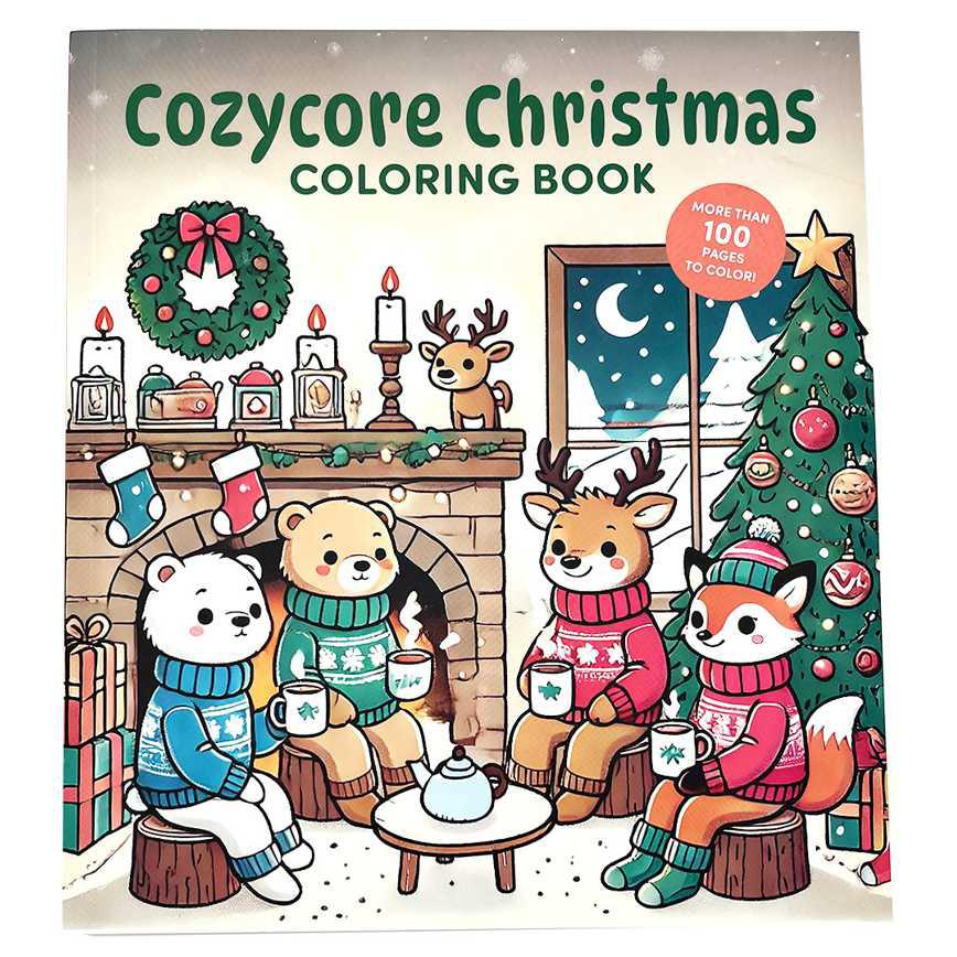 Cozycore Christmas Coloring Book
