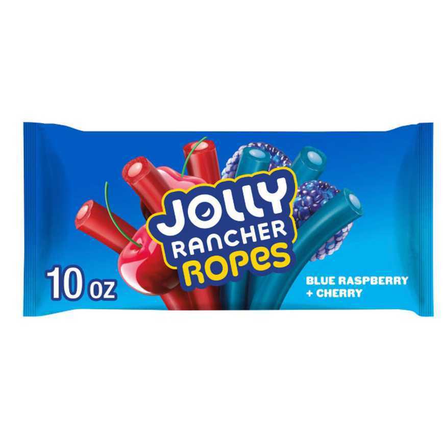 Jolly Rancher Ropes Blue Raspberry + Cherry 10 oz.
