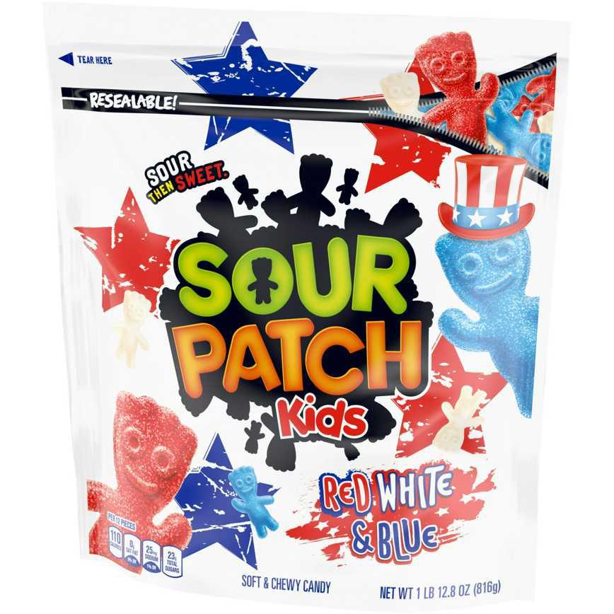 Sour Patch Kids Red, White, &amp; Blue 1.8 lb.