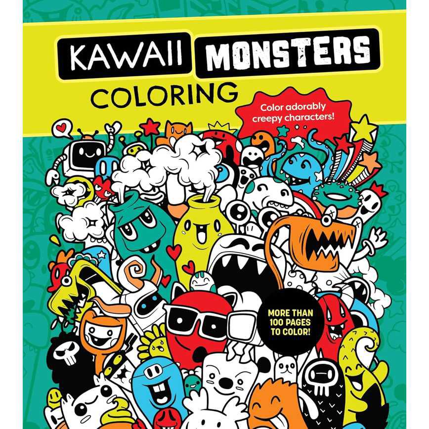 Kawaii Monsters Coloring