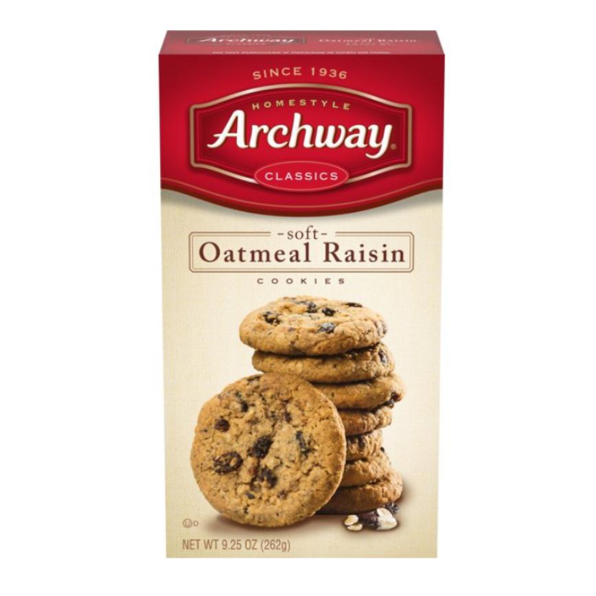 Archway Oatmeal Raisin Cookies 9.25 oz. 