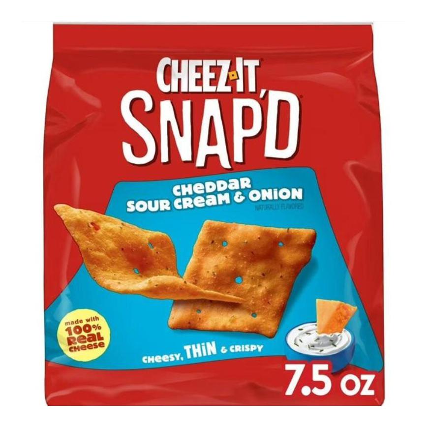 Cheeze-It Snap&#39;d Cheddar Sour Cream &amp; Onion 7.5 oz.