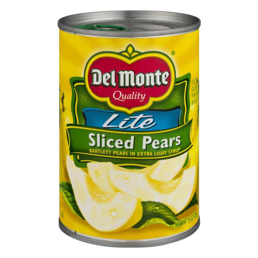 Del Monte Lite Sliced Pears 15 oz.