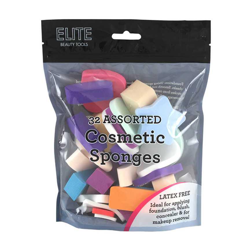 Elite Beauty Tools Assorted Cosmetic Sponges 32 ct.