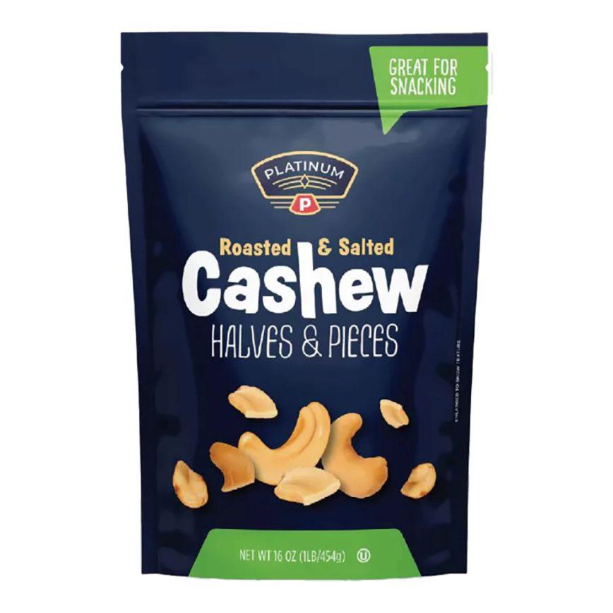 Platinum Cashew Halves &amp; Pieces 16 oz. 