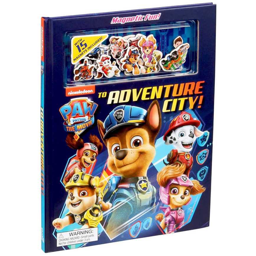 Nickelodeon Paw Patrol The Movie: To Adventure City! Magnetic Hardcover Book