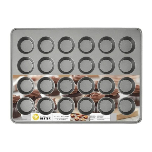 Wilton 24-Cup Non-Stick Muffin Pan Ollie's Bargain Outlet