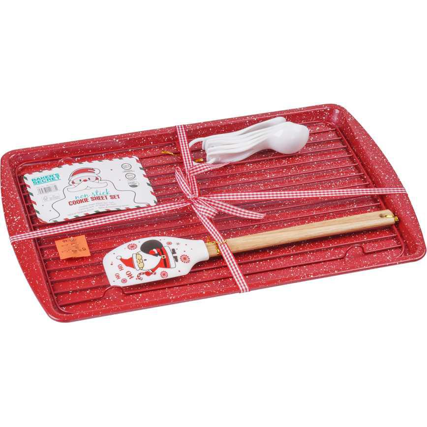 Baker's Secret Holiday Spatula & Cookie Sheet 