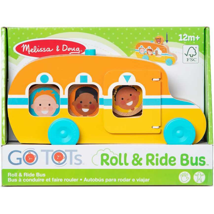 Melissa & Doug GO Tots Roll & Ride Bus