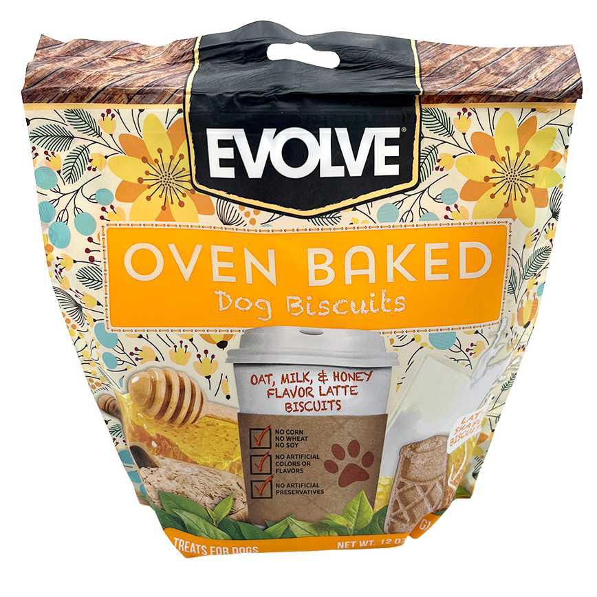 Evolve Oven Baked Dog Biscuits 12 oz.