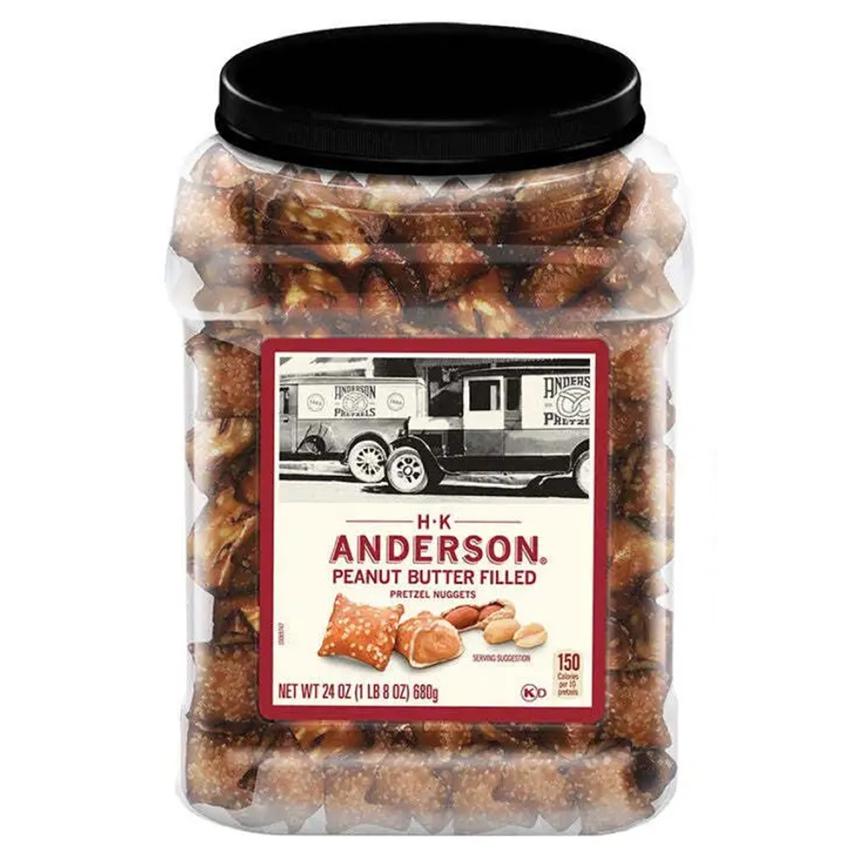 H.K Anderson Peanut Butter Filled Pretzels 24 oz.