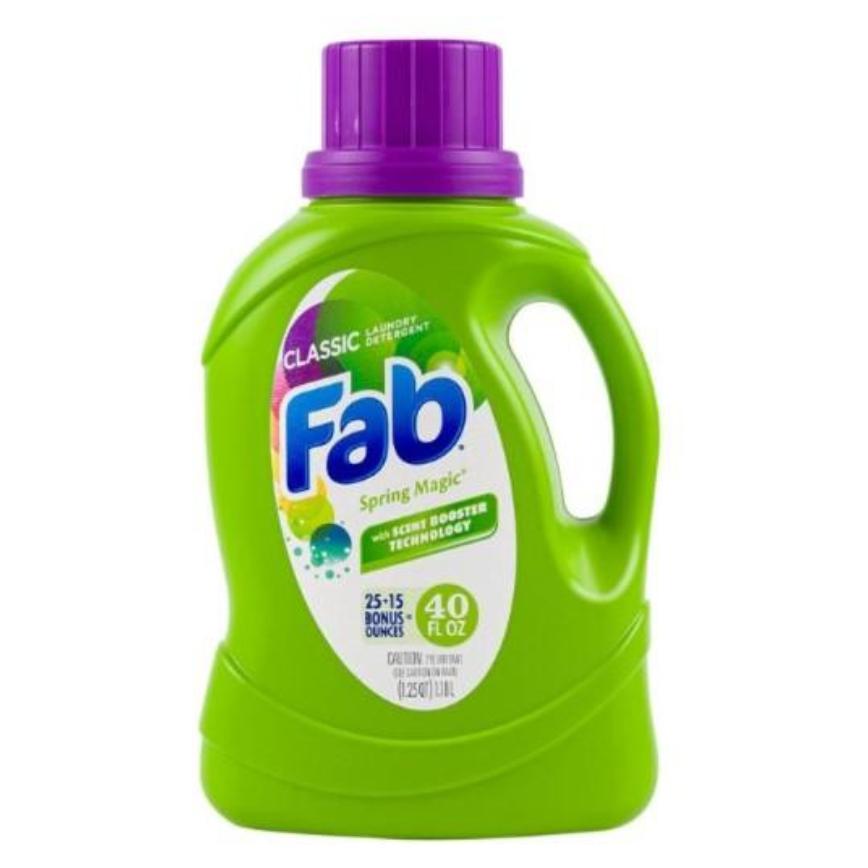 Fab Laundry Detergent 40 oz. 